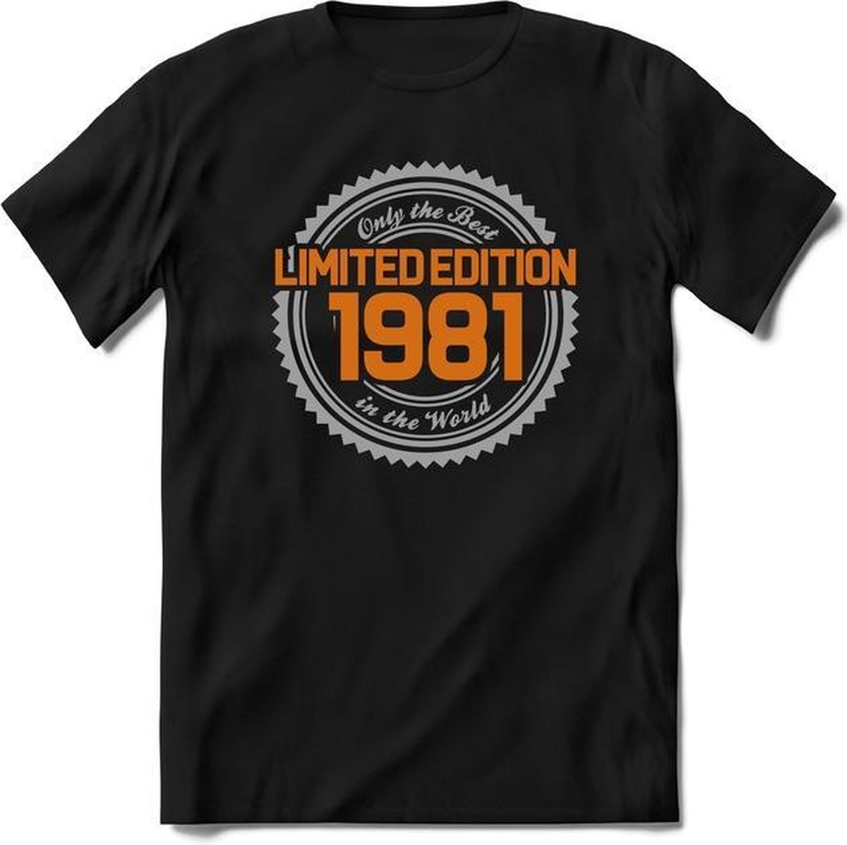 1981 Limited Edition | Feest Kado T-Shirt Heren - Dames | Zilver - Goud | Perfect Verjaardag Cadeau Shirt | Grappige Spreuken - Zinnen - Teksten |